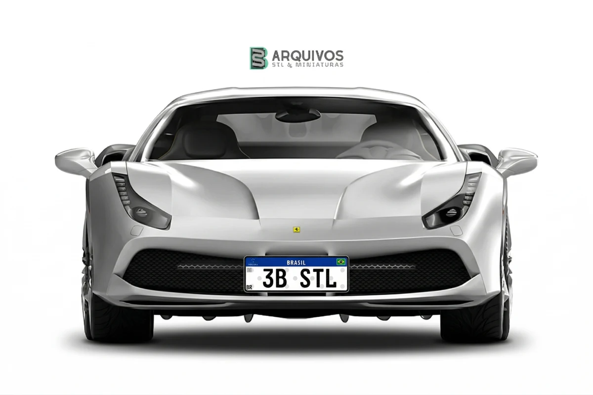Modelo 3D STL - Ferrari 488 GTB 2016 — foto 4